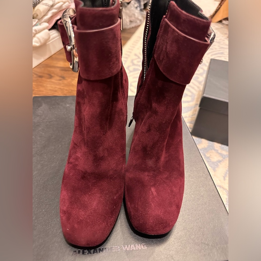 Alexander Wang Oxblood booties size 38.5. Fits like an 8